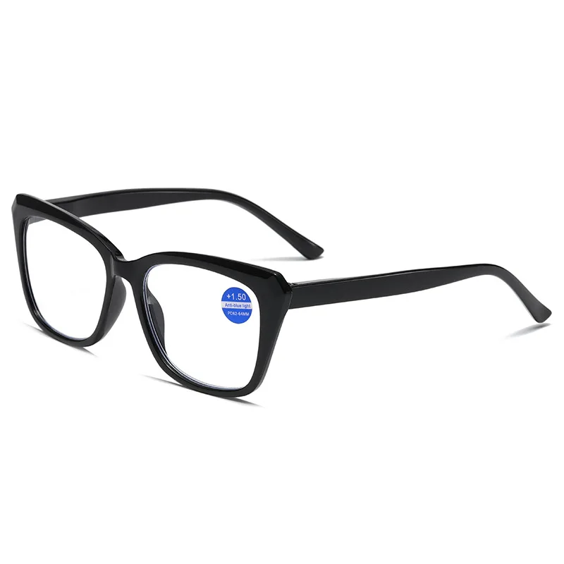 Ahora Oversized Transparent Reading Glasses Anti Blue Light Blocking Presbyopia Computer Eyewear +1.25+1.75+2.0+2.25+2.5+2.75