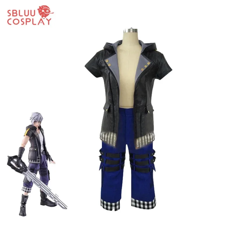 SBluuCosplay Kingdom Hearts Game Riku Cosplay Costume Uniform Outfit Custom Made