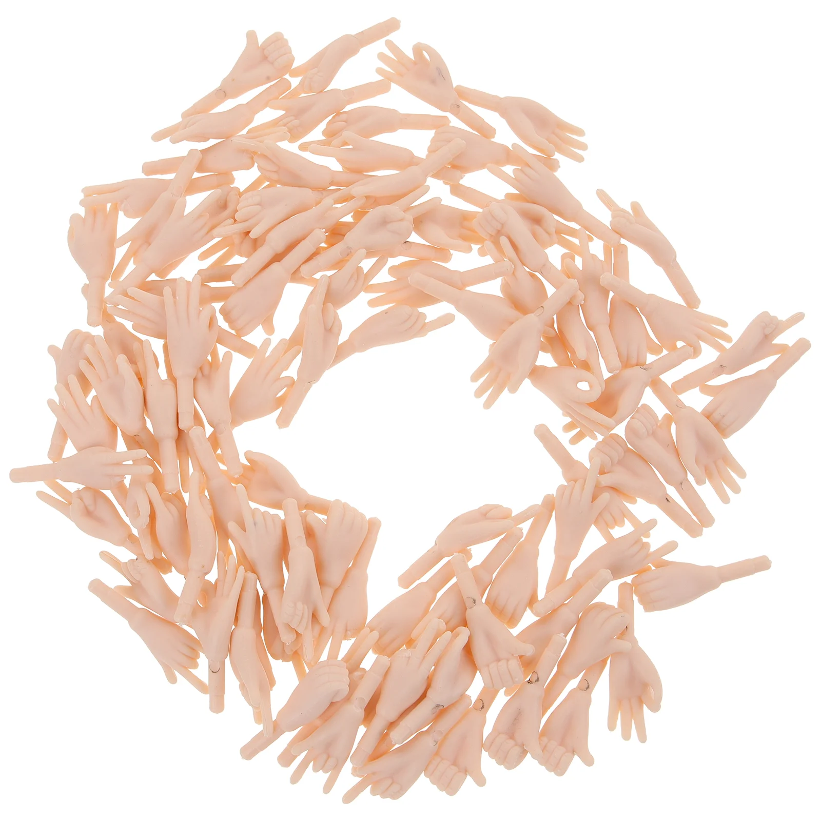 

100 Pcs Hand Accessories DIY Parts Making Crafts Plastic Accessory Supplies Manual Materials