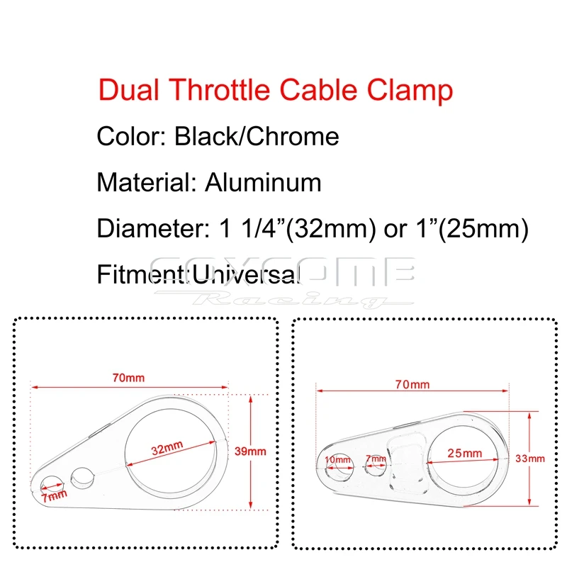 25mm/32mm CNC Aluminum 1 1/4\