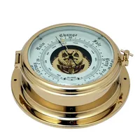 180mm 125mm diameter digital housing maritime boating marine ship yacht weather clock barometer nautical equipment