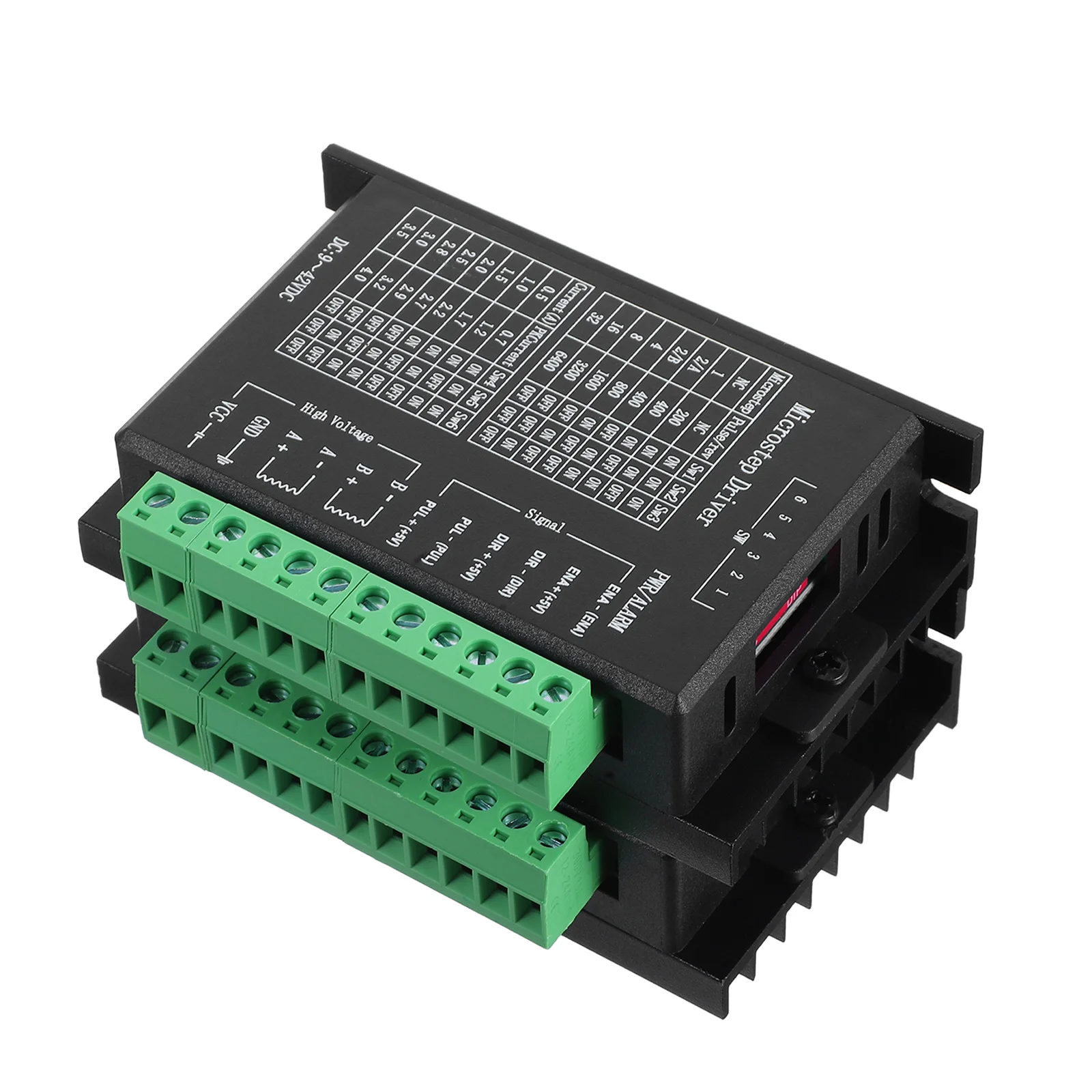 2Pcs High Precision Stepper Motor Driver Controller Module 32 Subdivision Compatible with 42 57 86 Stepper Motors for Cnc 3D