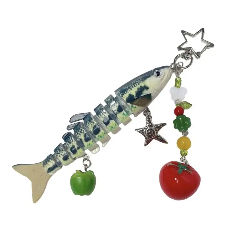 A52E Beweglicher Miniatur-Fischschlüsselaufsatz aus wasserdichtem Material für den Außenbereich – Detail 8