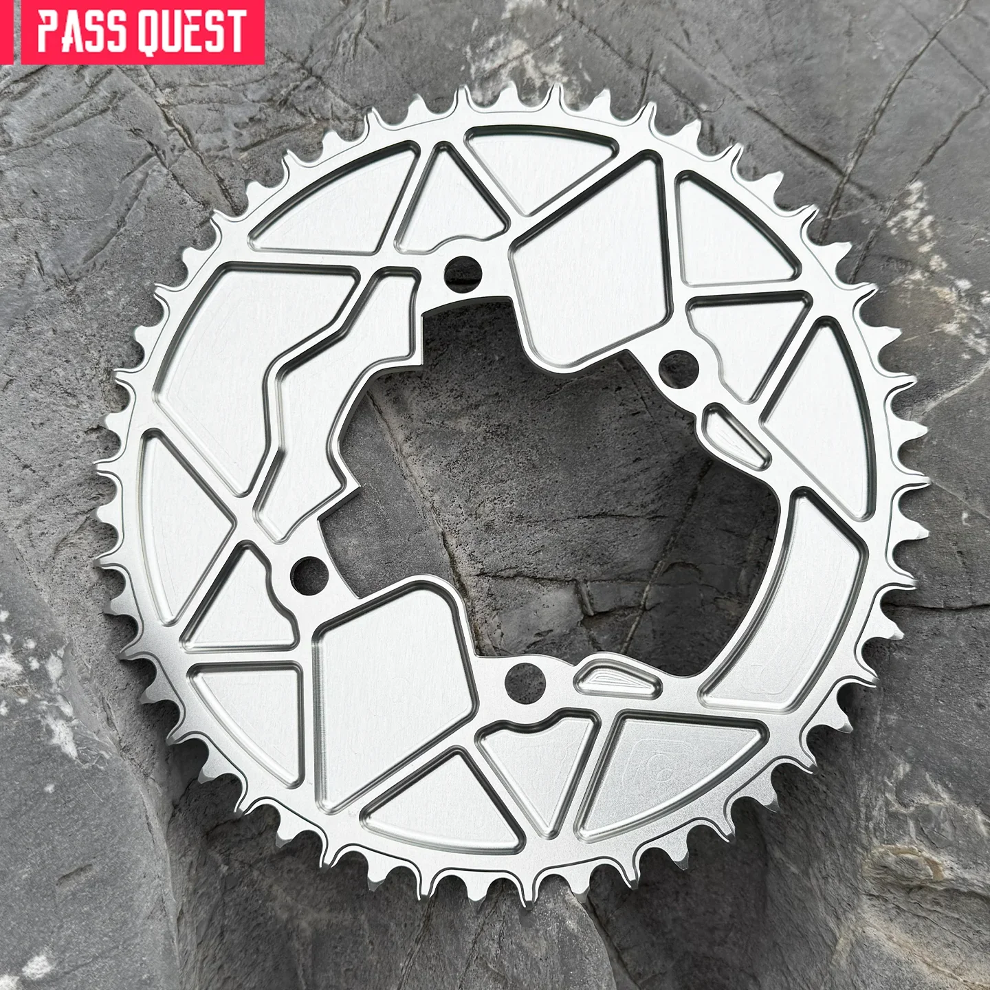 PASS QUEST 110BCD 4 Bolt Chainring for SHIMANO R9200-P Only 1x Narrow Wide Sprocket 10/11/12Speed Fully Closed Chainring