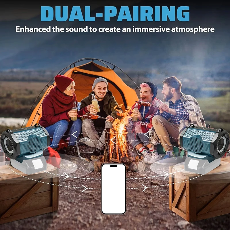 Głośnik Bluetooth z subwooferem Przenośne bezprzewodowe radio FM Potężny głośnik komputerowy Caixa De Som Woofers Sound Box Muzyka PC Bass Lamp Audio — zdjęcie produktu 3