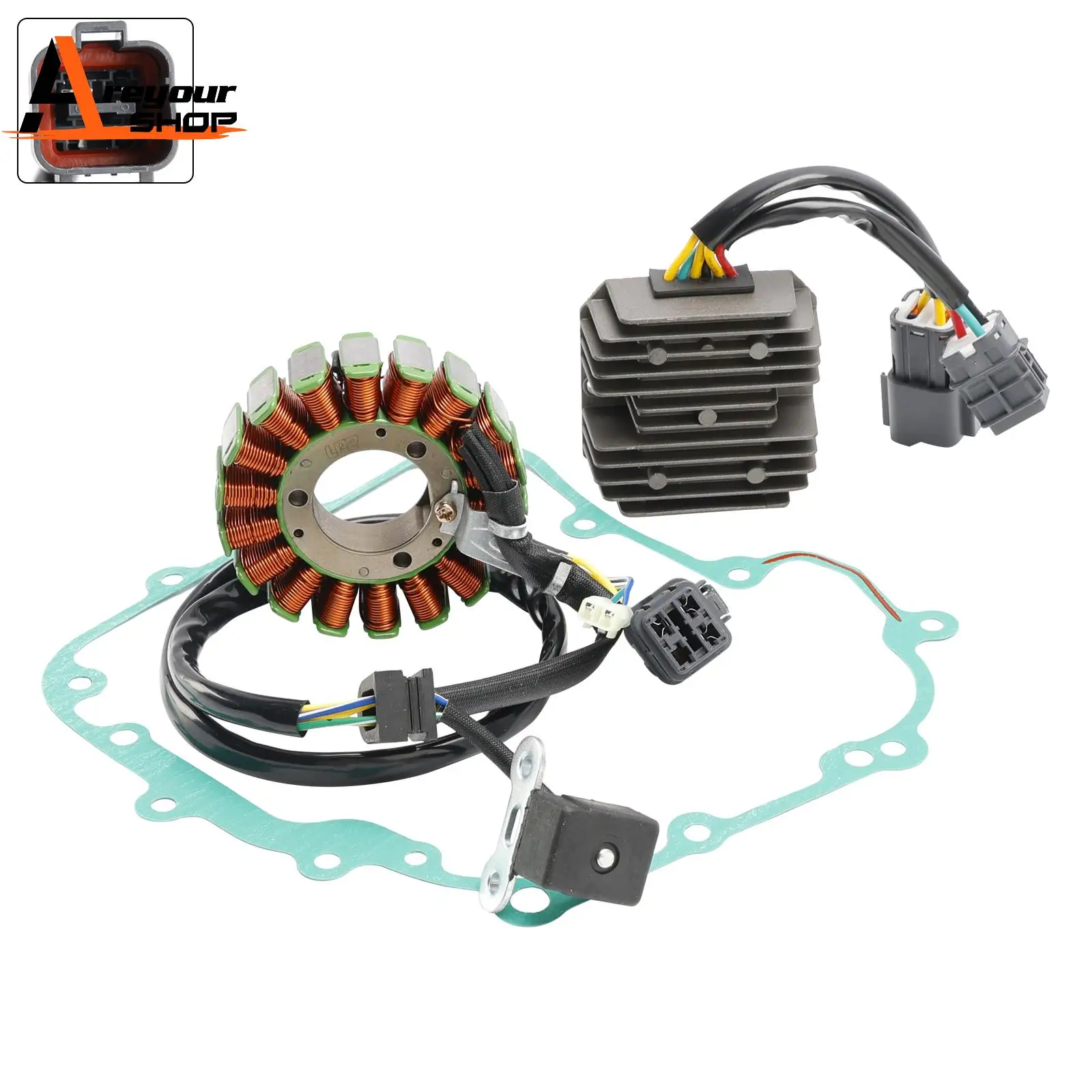 

Stator Regulator Gasket Kit for KYMCO MXU 250 KXR 250 MAXXER 250 31120-LBA7-90A