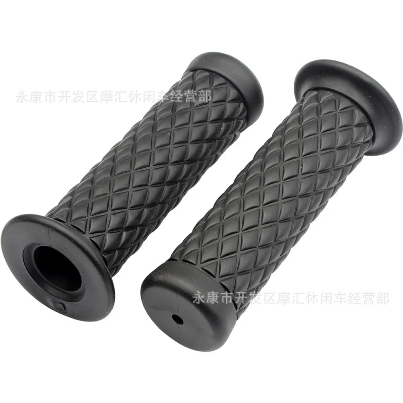 Scrambling Motorcycle ATV for Harley Prince Retro Handle Gel Pineapple Grid Throttle Turn Handle Cover Grip Cover