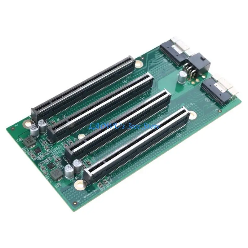 

Y8AD Highly Speed SFF-8654 8i to PCIe x16 Gen4.0 External Extension Card Adapters SFF-8654 8i Adapters Card Computer