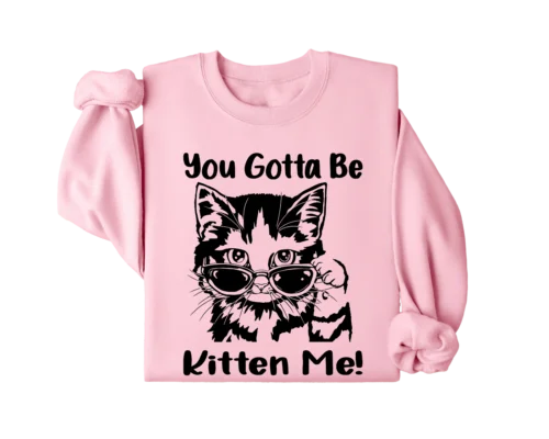 Polarshe You gotten Be Kitten Me, Gato divertido, Gato Negro, regalo de tendencia, sudadera de gato