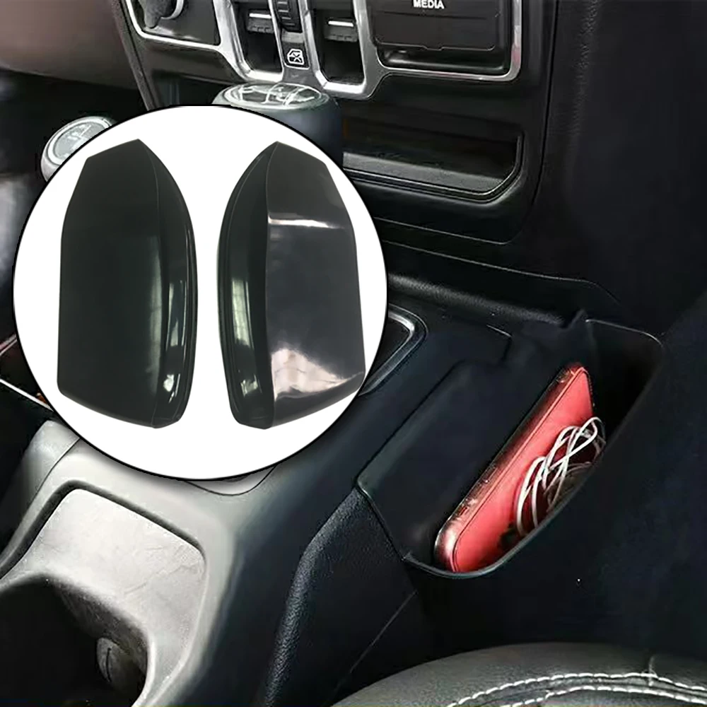 

Lantsun J356 Front Gear Compartment ABS Car Gear Shift Side Storage Box for Jeep for Wrangler JK11-17, 1-pair
