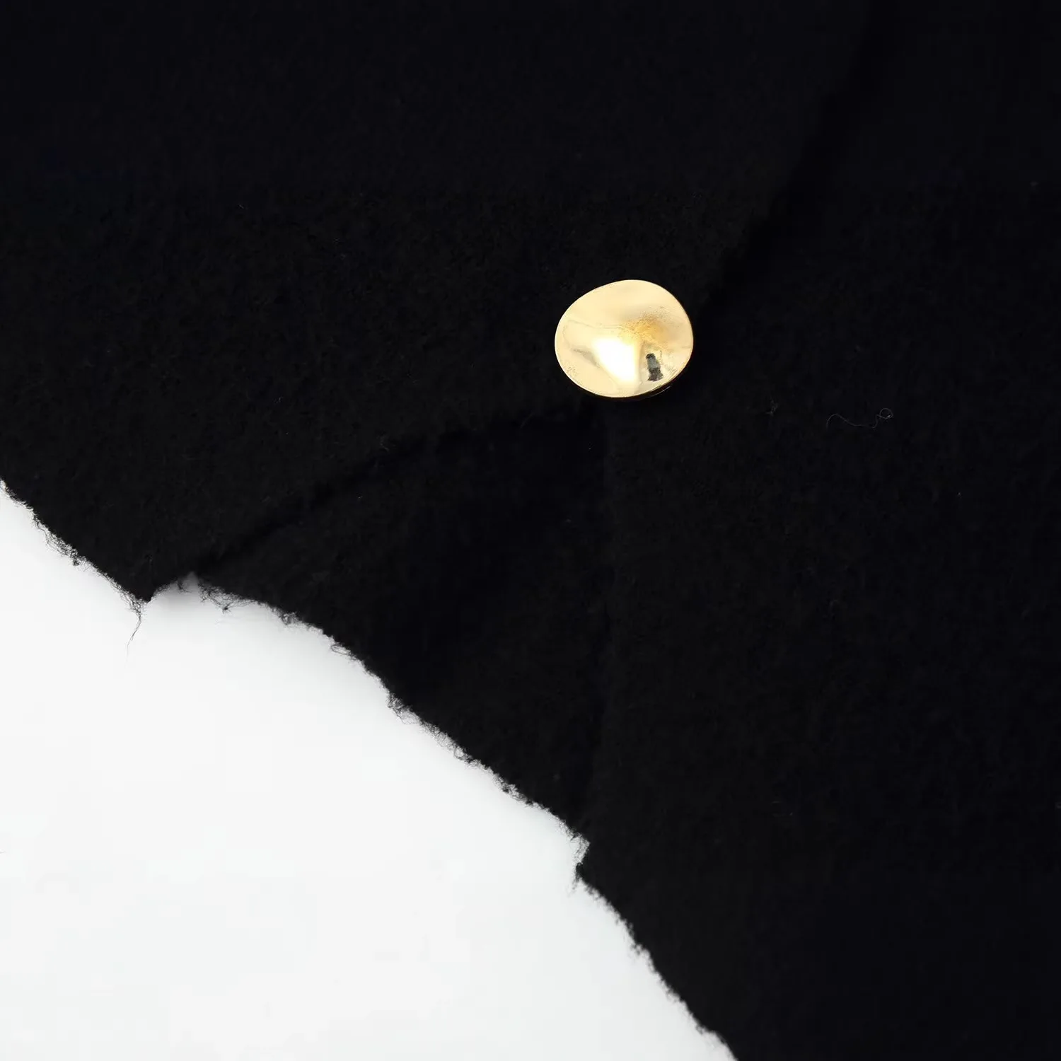 KIDCRKJ 여성 봄 카디건 코트 금속 버클 장식 V 넥 여성 스웨터 자켓 우아한 스타일 긴 소매 레이디 자켓