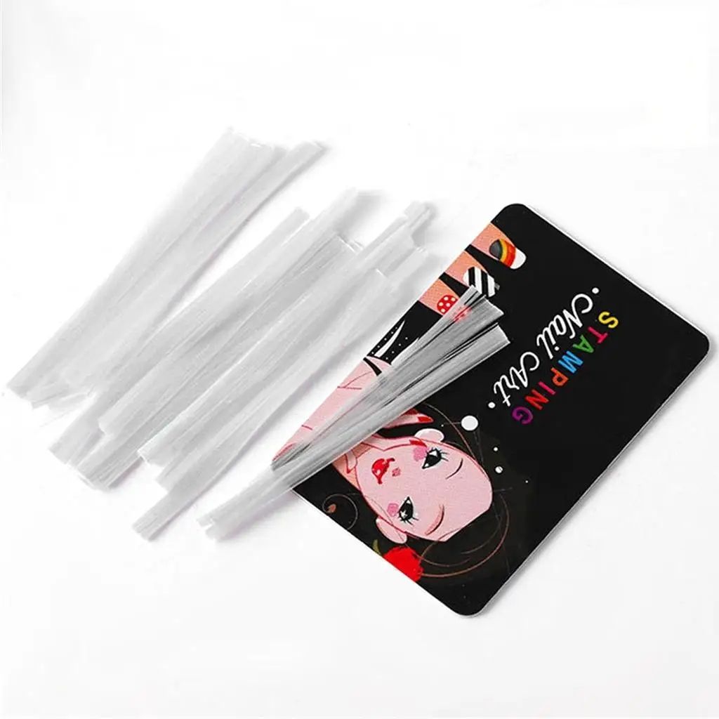 Fiberglass Nail Form Guide Adhesive Nail Tabs for Smooth Extension Acrylic Nails and Easy Application