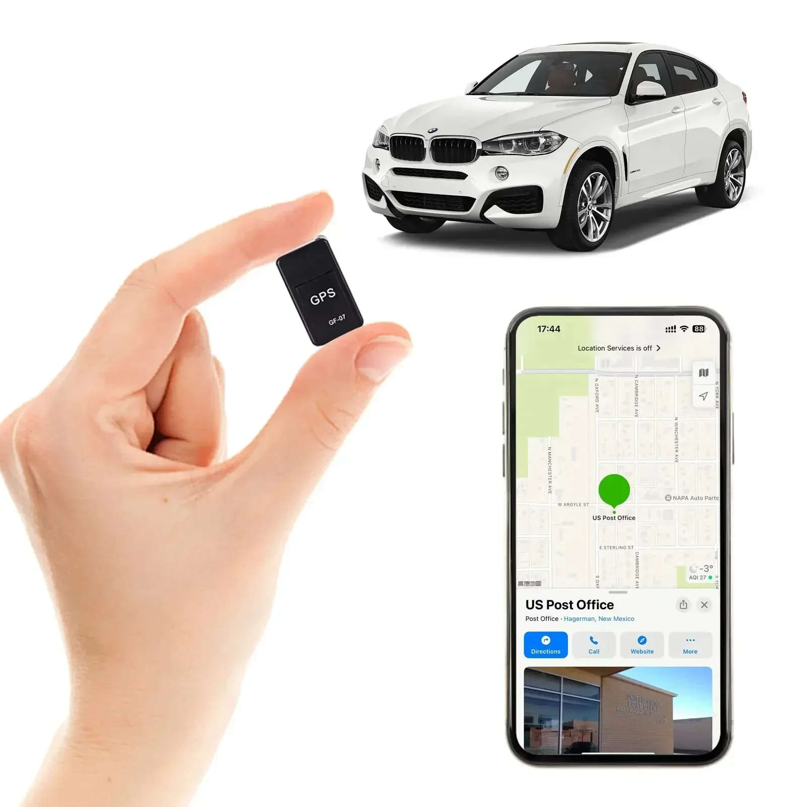 GSM Tracking Device GPS Locator GF07 Mini Car GSM/GPRS/GPS Tracker for Car, Kids, Dogs