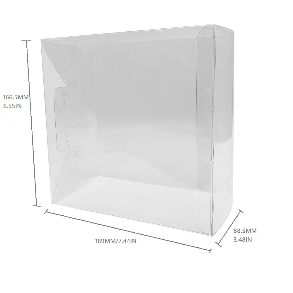 RUITROLIKER 10PCS Dustproof Clear Plastic Protector Display Case for ETB Box Elite Trainer Box Protective Case