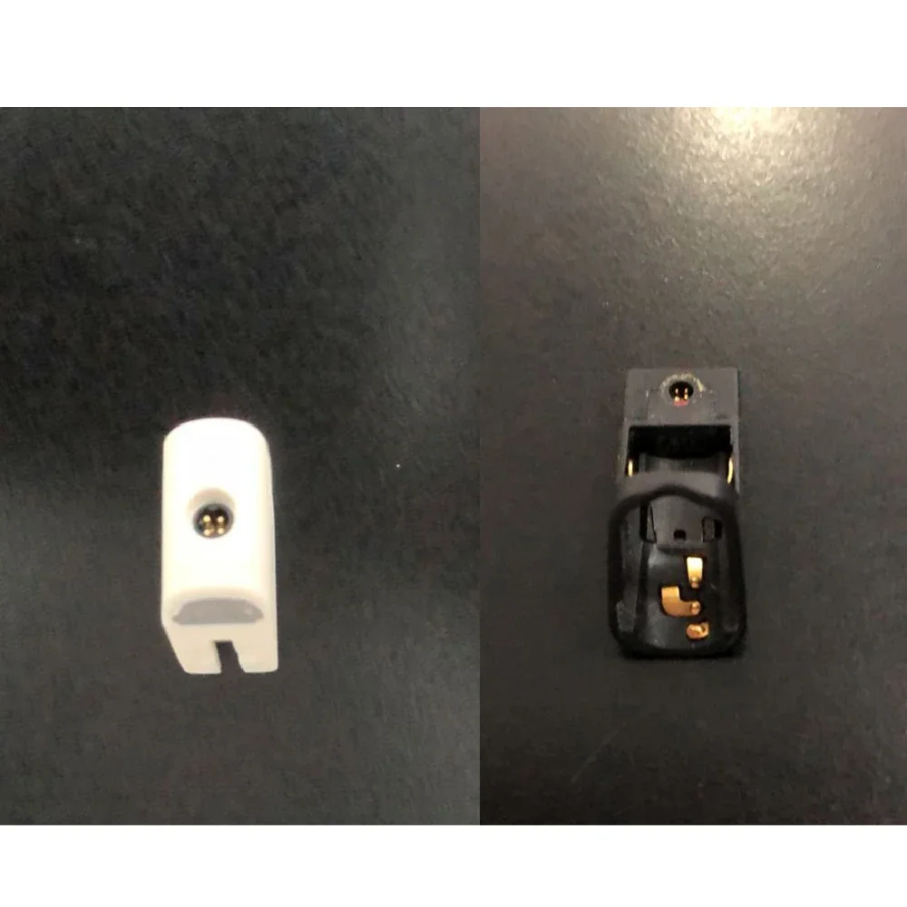 Cabo de Programação Original para Aparelhos Auditivos Oticon |   Plugue de 4 Pinos e 4 Furos, Conjunto Completo Preto e Branco para Programação e Inicialização