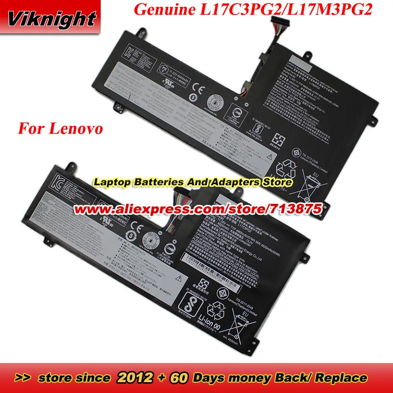 

Genuine L17C3PG2 Battery L17M3PG2 For Lenovo Legion Y7000P I7 8750H Y7000P-1060 Y730-15ICH Y730-15ICHg Y740 Y730 Y530 Laptop
