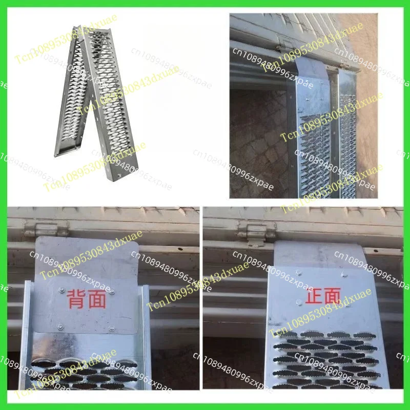 Motorcycle ramp Thickened folding ramp board Freight ladder Step slope Non-slip barrier-free ramp board