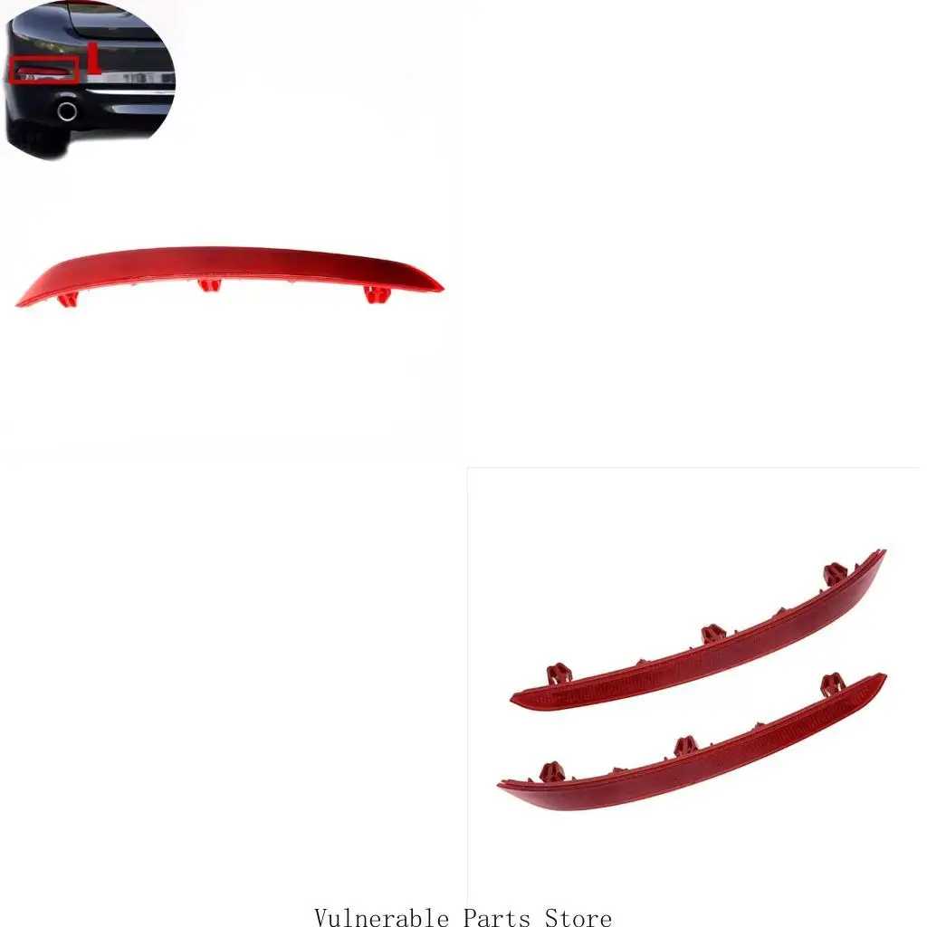 

D0UC 1 Pair Rear Bumper Trim Reflector Strips for 530i 540i 530e Replace 63147388765