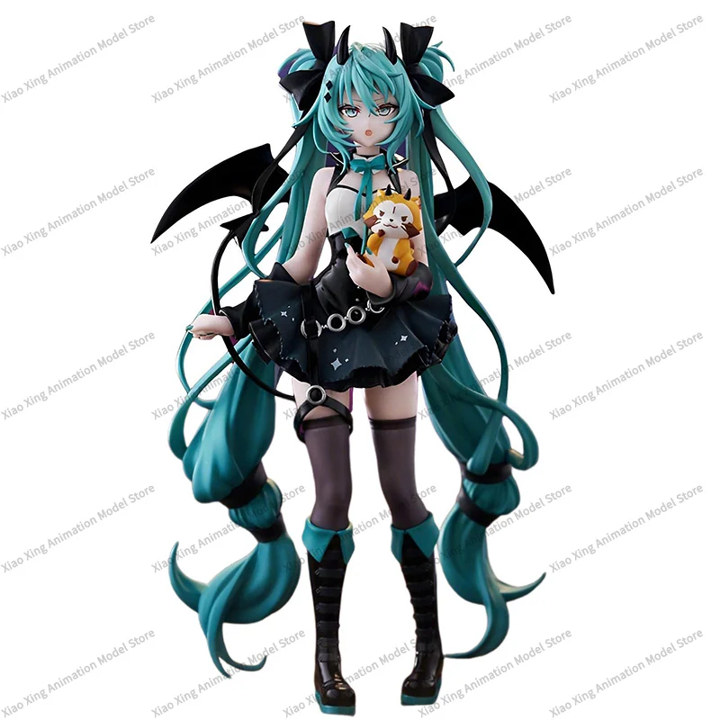 Original FuRyu Trio-Try-iT Hatsune Miku Rascal The Raccoon -Demon Style- PVC 18CM Anime Action Figures Model Collection Toy