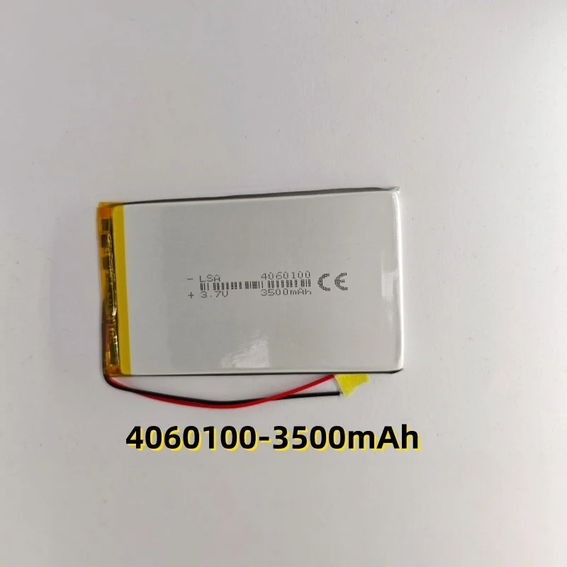 4060100 3500mAh 3.7V for Tablet Computer Monitoring Equipment Energy Storage Environmental Protection Polymer Lithium Battery