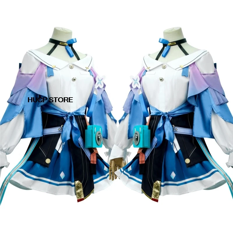 Honkai Star Rail marzo 7th Cosplay Costume Anime Game Outfit Cosplay 2D personaggio blu Ocean Hot Search Halloween Party