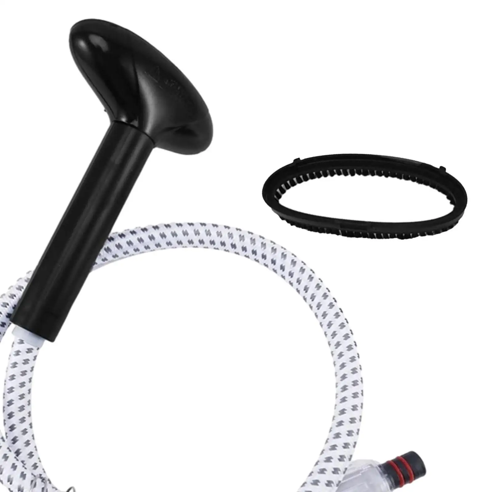 Garment Steamer Guide Hose Steam Nozzle, Replacement Steamer Snap Types Universal with Brush Head