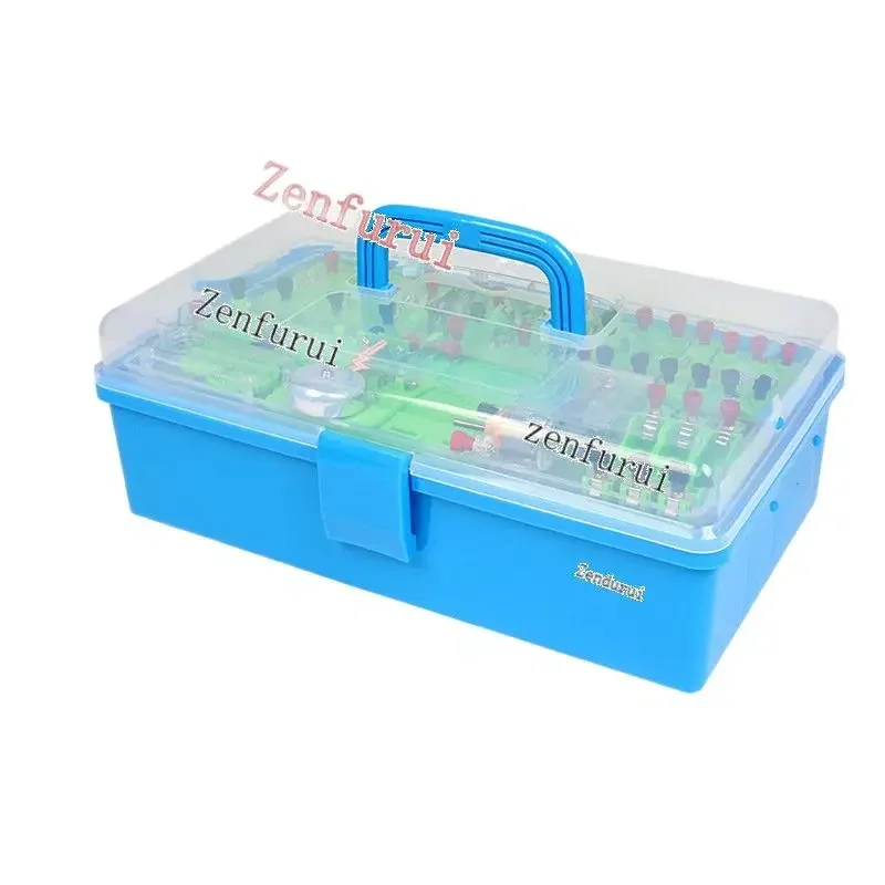 Electrical Experimental Box Set Junior High School Electromagnetism Physics Experiment Equipment Box Circuit Experiment