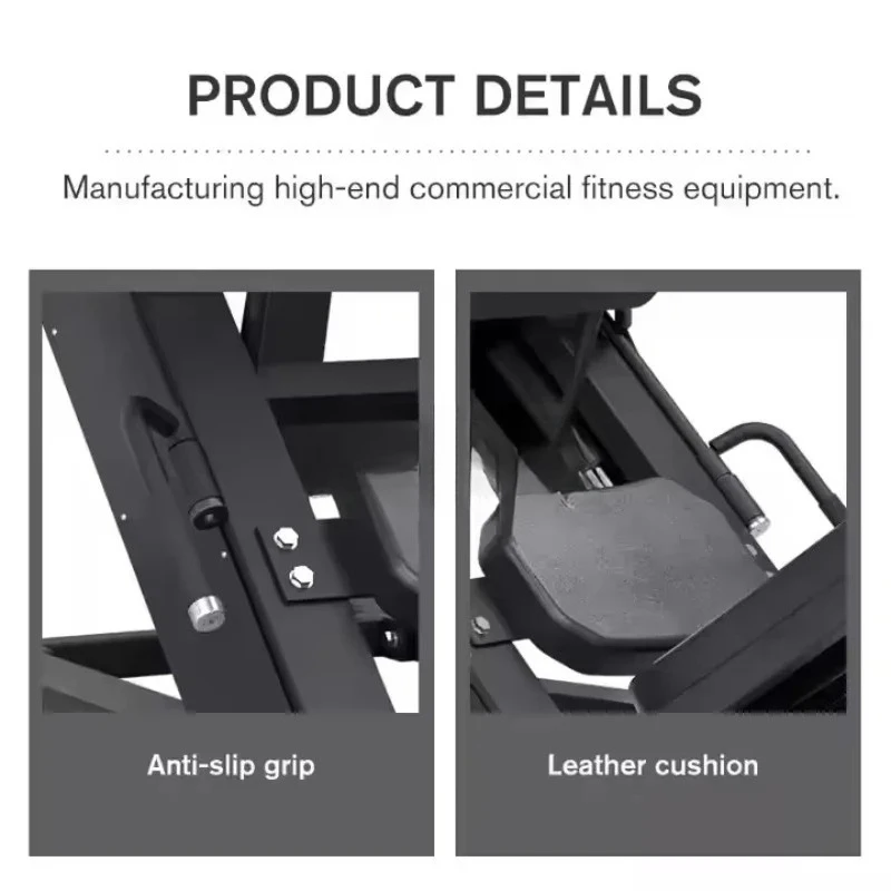 Bidirectional Leg Hip Muscle Incline Pedal Machine Muscle Core Training Plate Load Leg Press Machine Hack Squat Home Gym Fitness
