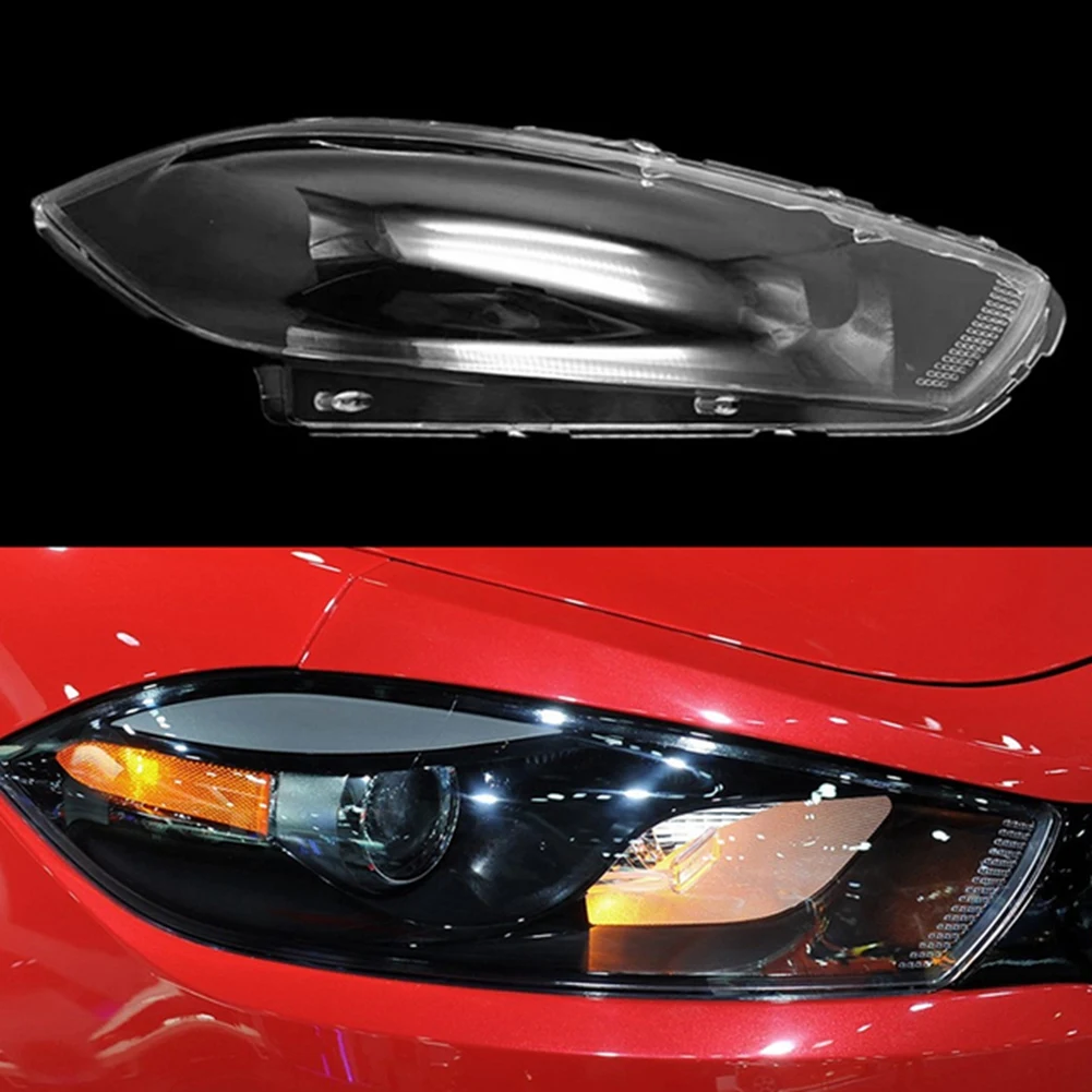 Car Left Headlight Shell Lamp Shade Transparent Lens Cover Headlight Cover for Dodge Dart 2013 2014