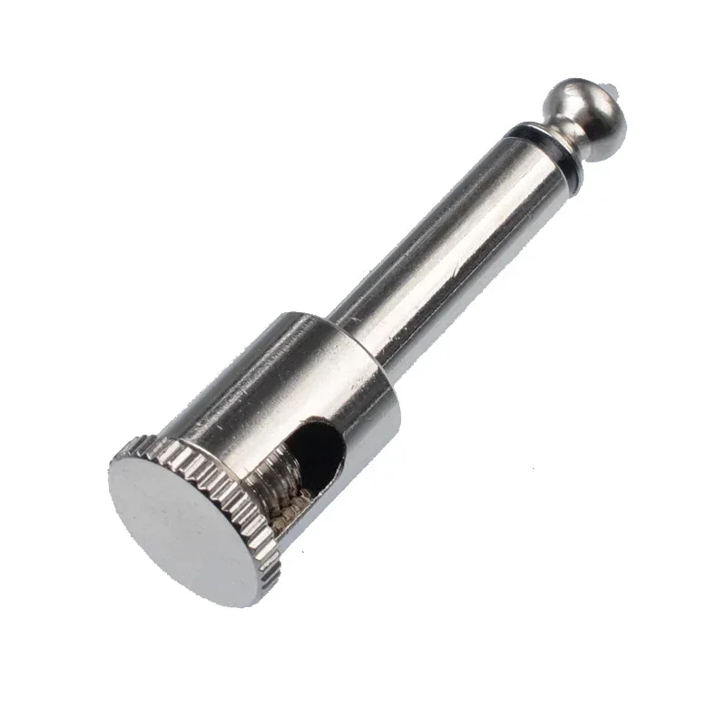 

12Pcs DIY Straight Audio Solderless 6.35 Mono Jack Solder Free Jack Guitar Connector Chrome