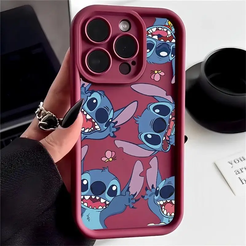 Disney Stitch Phone Case for Xiaomi Redmi A3 9T 10 9A 9C A3 A1 A2 K20 K50 K40 Pro K30 Ultra Note 8 Pro 7 10 11 5G Soft Silicone