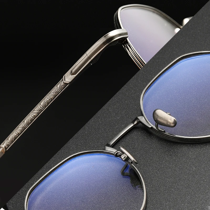 Irregular Retro Round Japanese Glasses Frame for Men Women Blue light Titanium Ultralight Frames Eyeglasses Designer Spectacles - Image 6