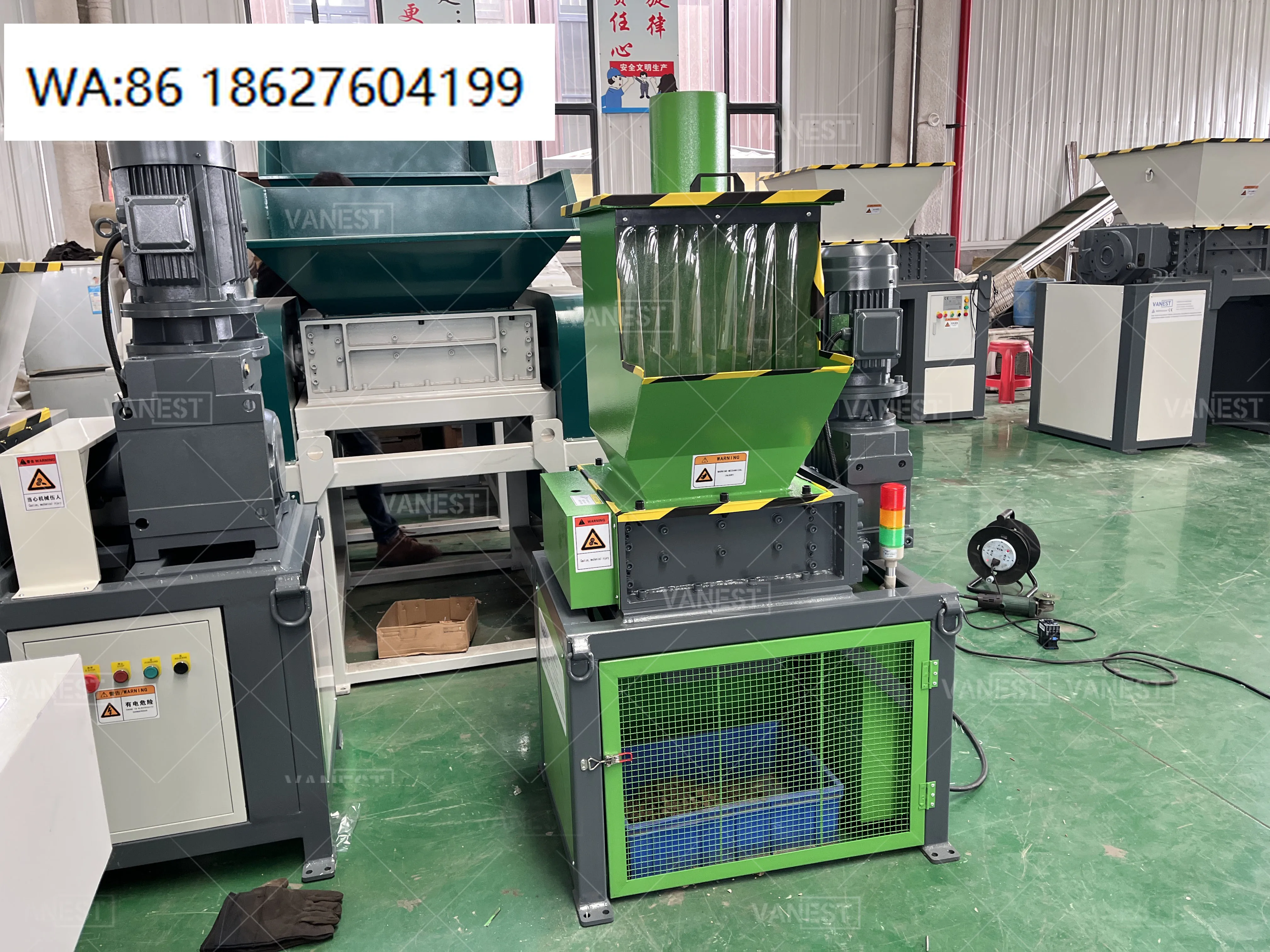 CE Certified Multi Material Shredder Wood Sawdust Pellet Plastic Film Mixed Waste Recycling Crushing Equipment