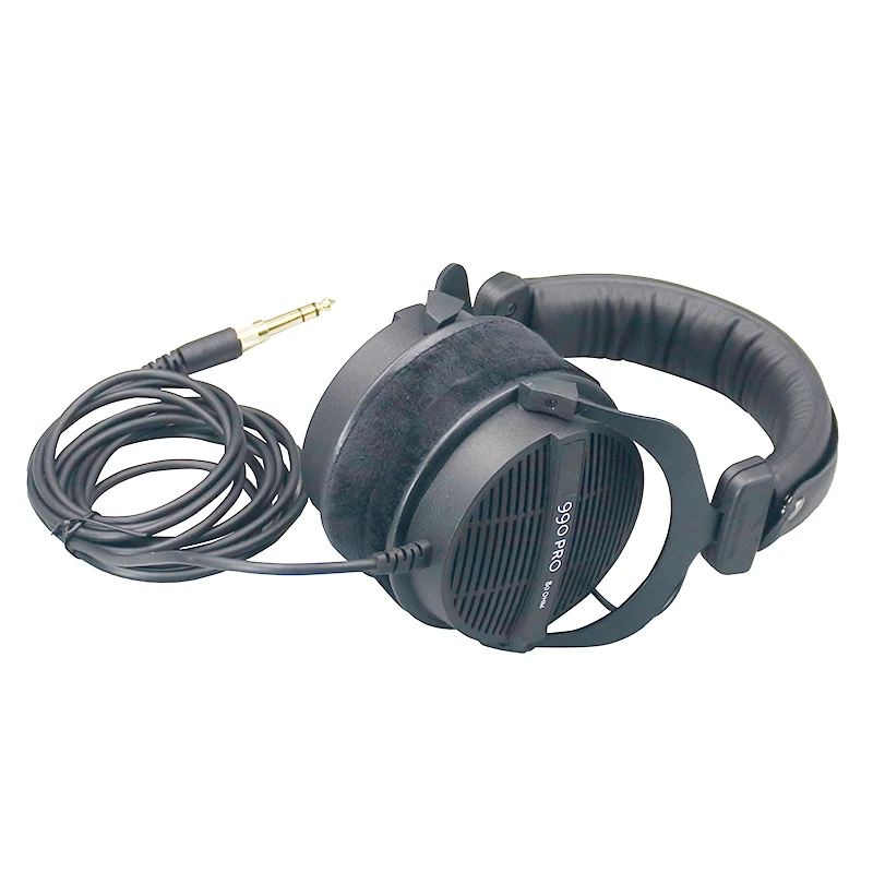 DT990PRO Black Limited Edition Open HIFI Headphones for Microphones Enhanced Sound Quality