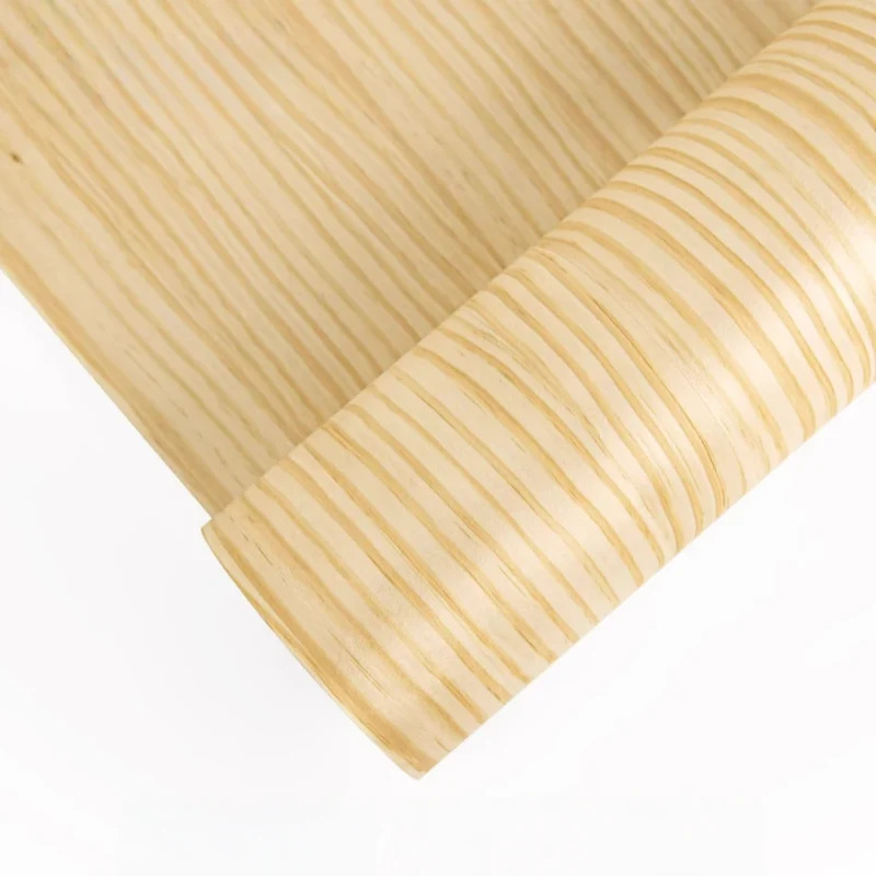 250*58cm Natural Wide New Zealand Pine Wood Veneer Straight Grain for Large Surface Furniture and Doors Cabinets Decor Panels