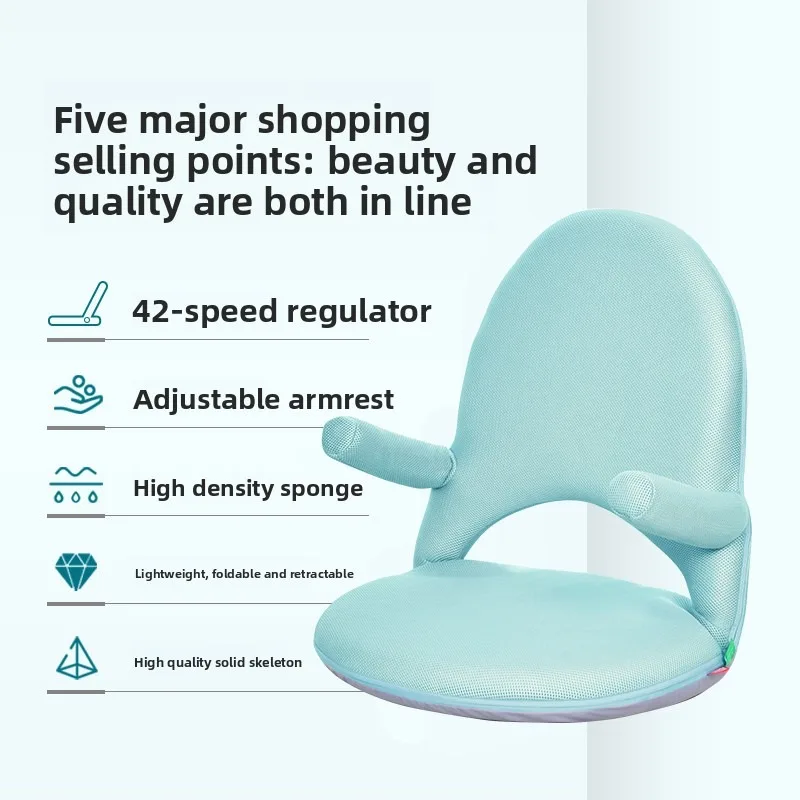 حماية خصر الطفل بعد الولادة، مسند ظهر للسرير، كرسي صالة قابل للطي والغسل #3