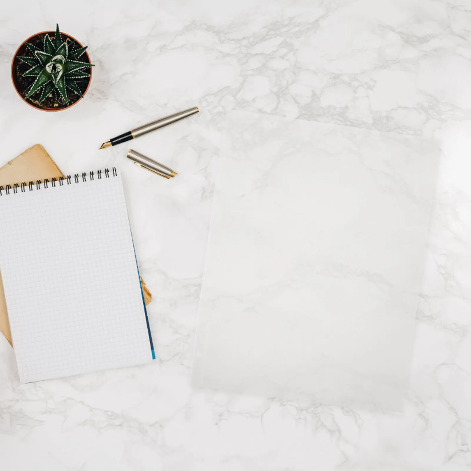 40Pcs PVC Transparent Refill Pages 4-Hole 3-Pocket Clear Sheets for Money Organizer Banknote Collection Album Invoice Storage