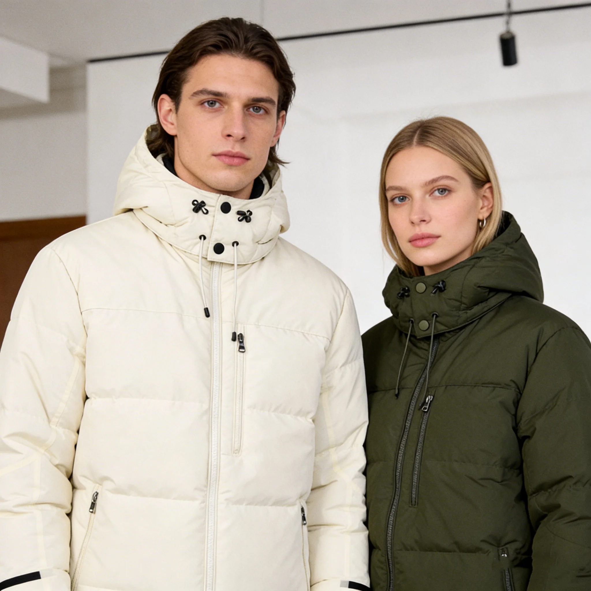 

Women's jacket women's down coats and parkas Embroidery pattern old money style luxury designer Lightweight padded jackets