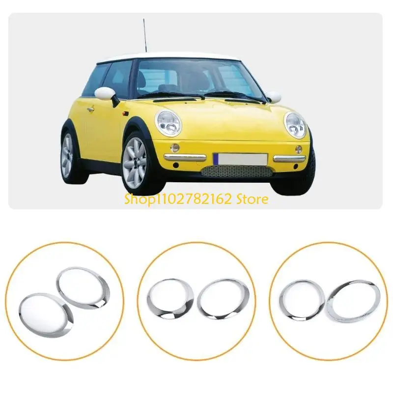 

547B Headlight Frame Car 63126917835 ABS Car Accessories Headlamp Trim Replacements for R52 2001-2006