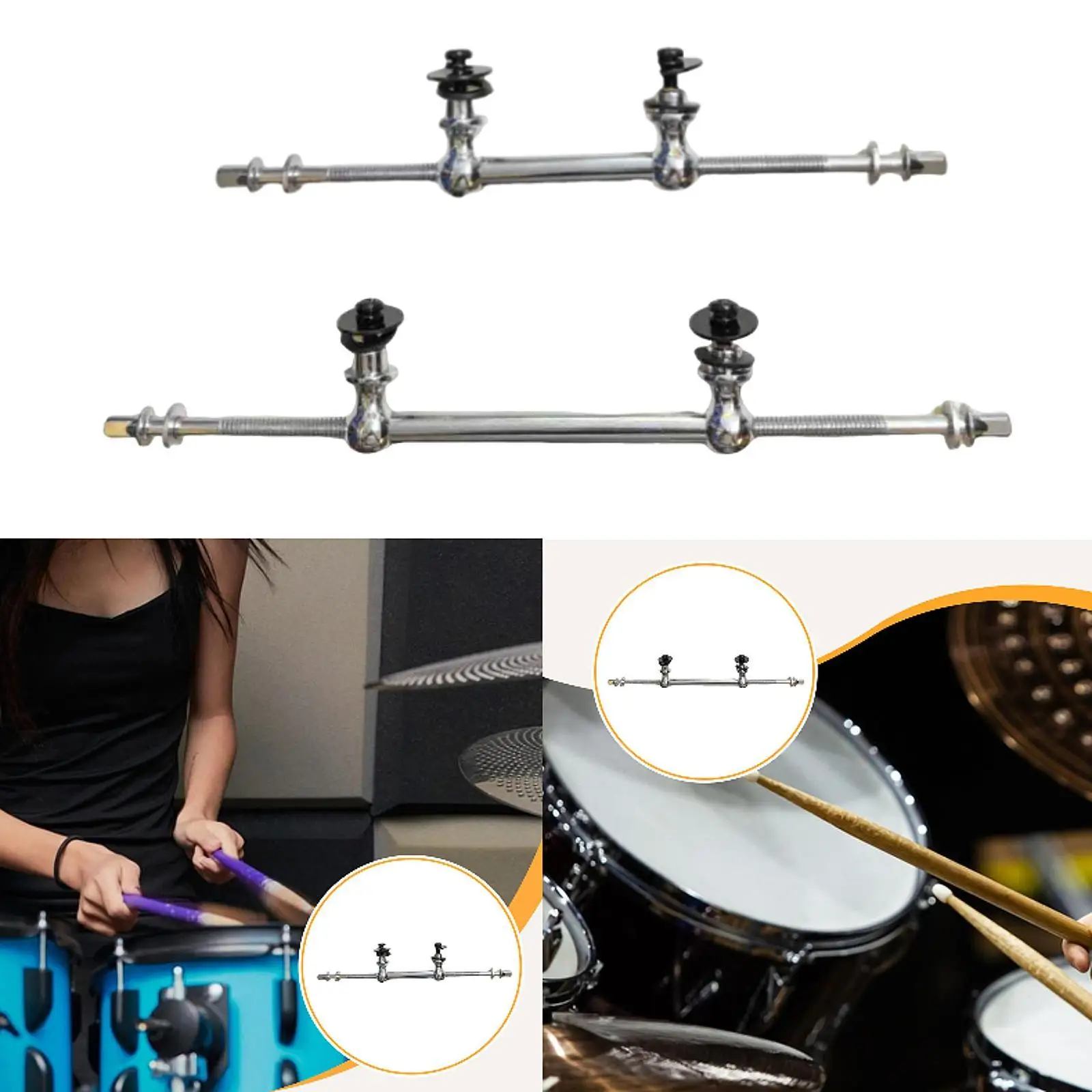 Lug per batteria Accessori per set di batteria Tom Snare Lug per grancassa Sostituisci l'antenna degli strumenti musicali vecchio o danneggiato Leggero