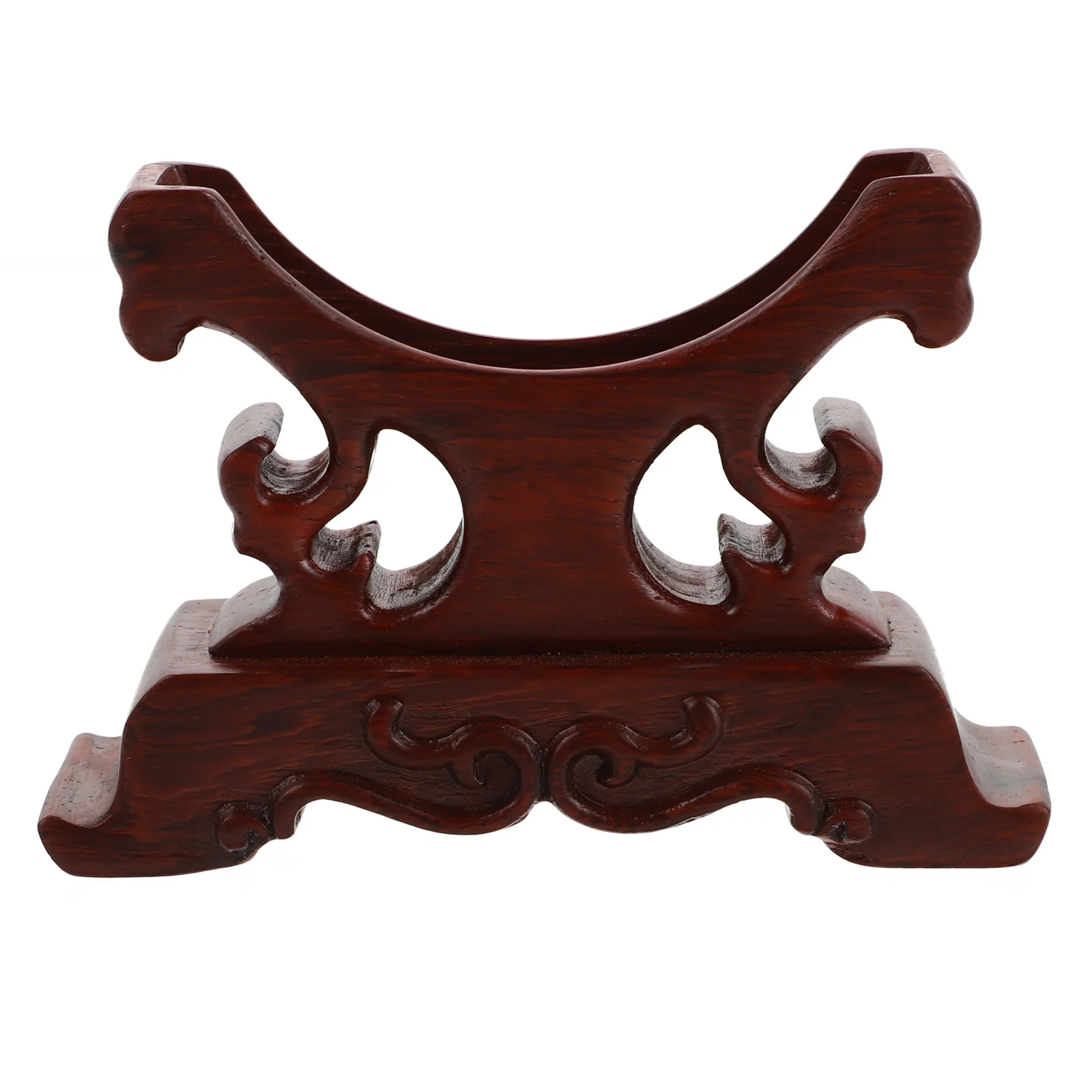 1Pcs Red Wood Bracelet Jewelry Stand Wooden Display Rack Home Office Jewelry Holder Organizer Wooden Bracelet Holder