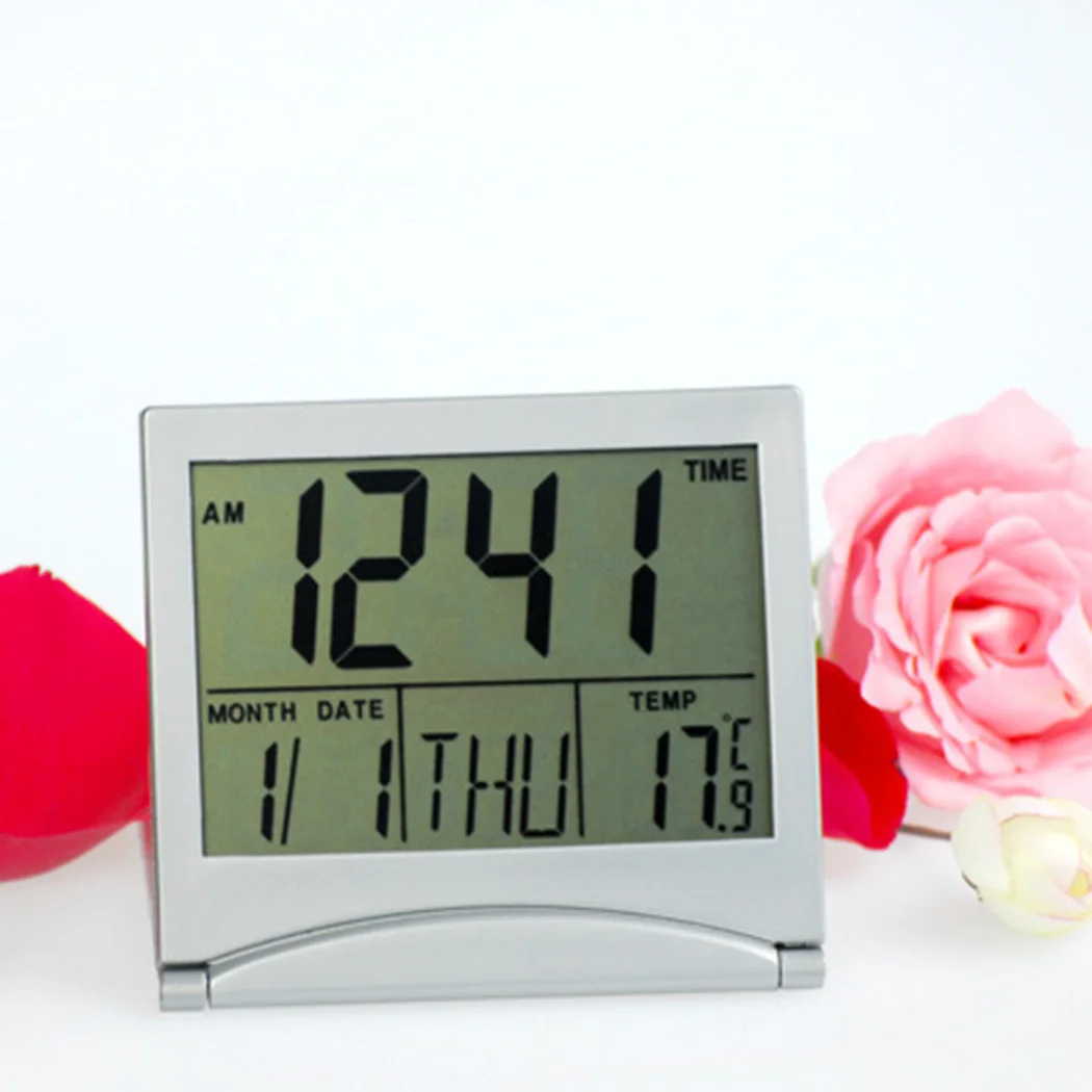 Tool Digital Clock W/ Calendar Wall Accessories Alarm Professional Replacement Table Temperature Clock Digital LCD