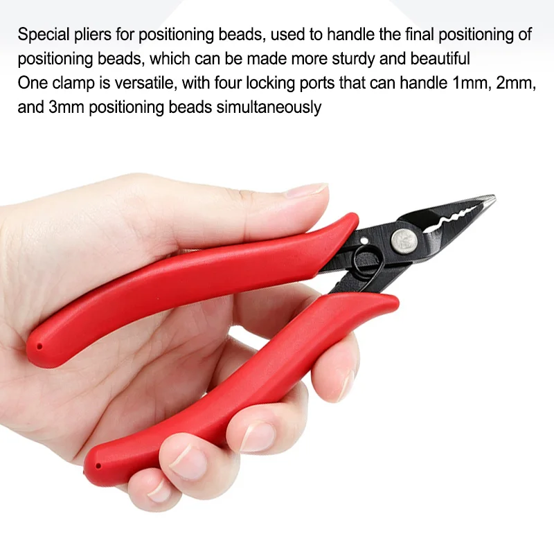 Jewelry Making Pliers American‑Style Pointed Clamping Pliers For DIY Wire Wrapping Bead Stringing Hand Tools
