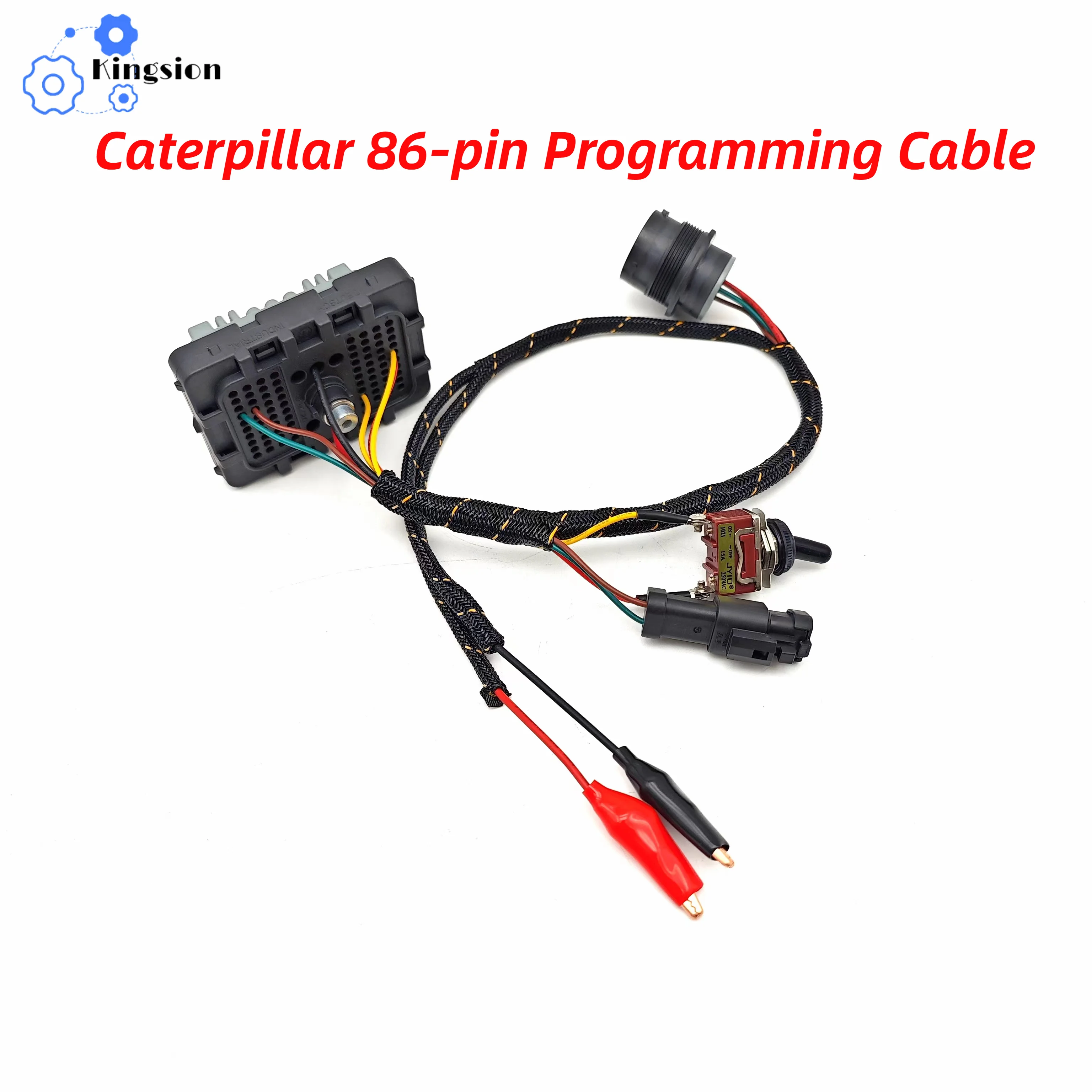 For Caterpillar Adem 6 and Adem 5 Tier 4 Final 86-pin Programming Cable For: A6E2, A5E2V2, A5E12, A5M12, B6M5 Controller ECM