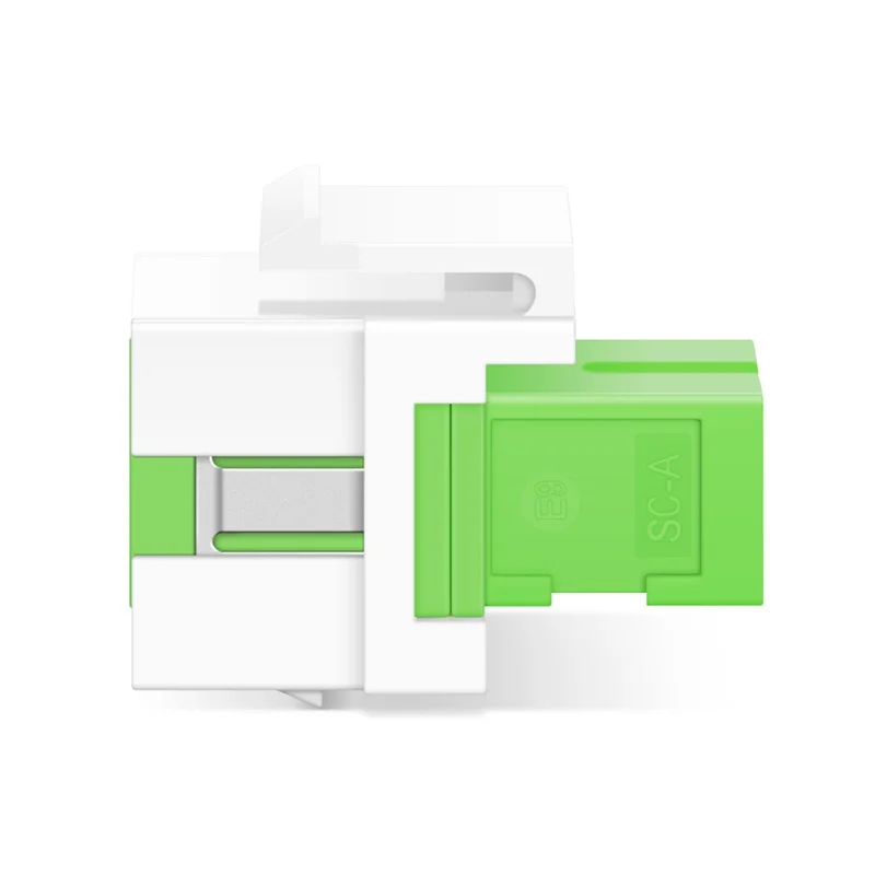 ADOP for SC/APC to SC/APC Simplex Single Mode Fiber Keystone Jack