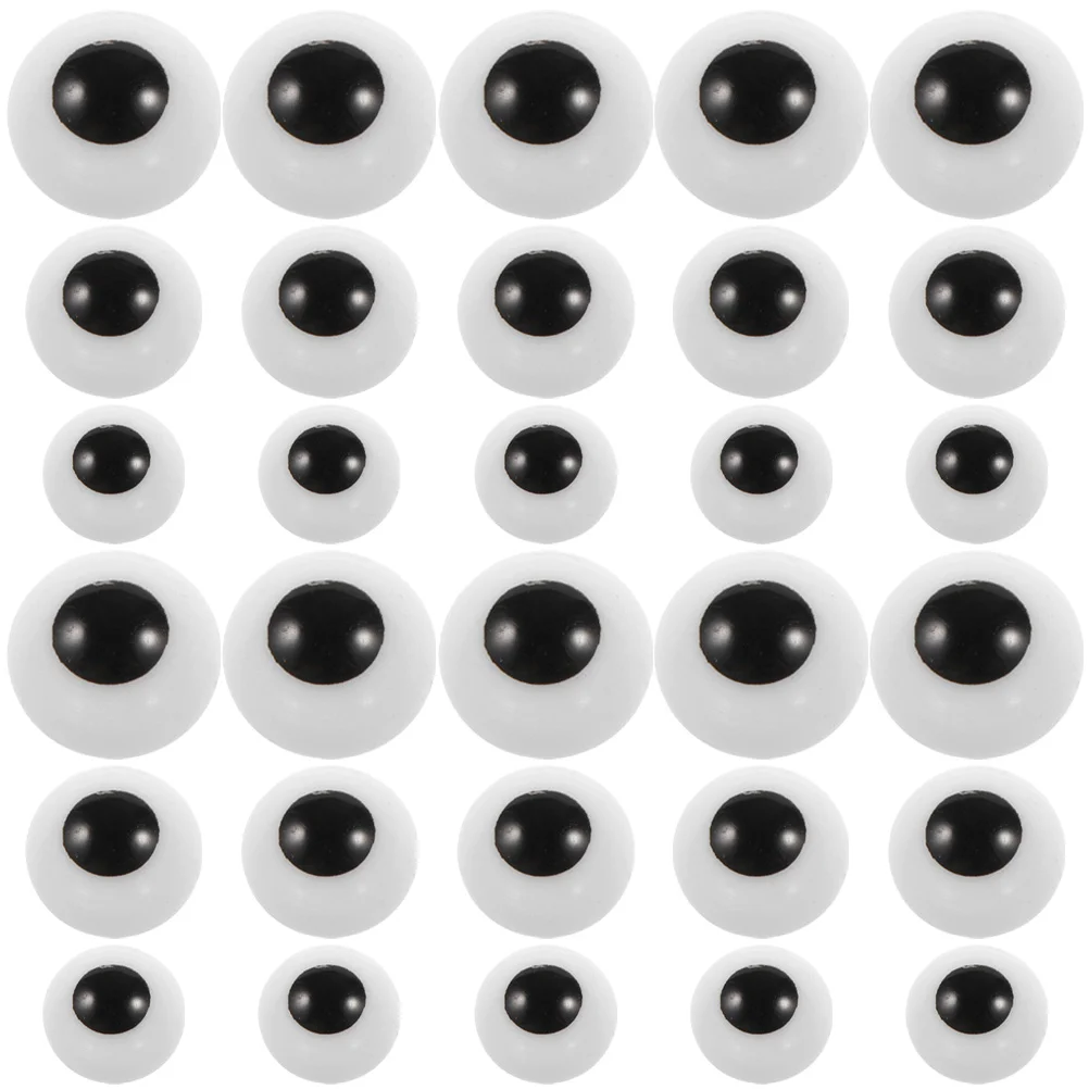 

150 Pcs Eyes Dollhouse Mini Princess Toys Halloween Balls Eyeballs Plastic Fake Crafts