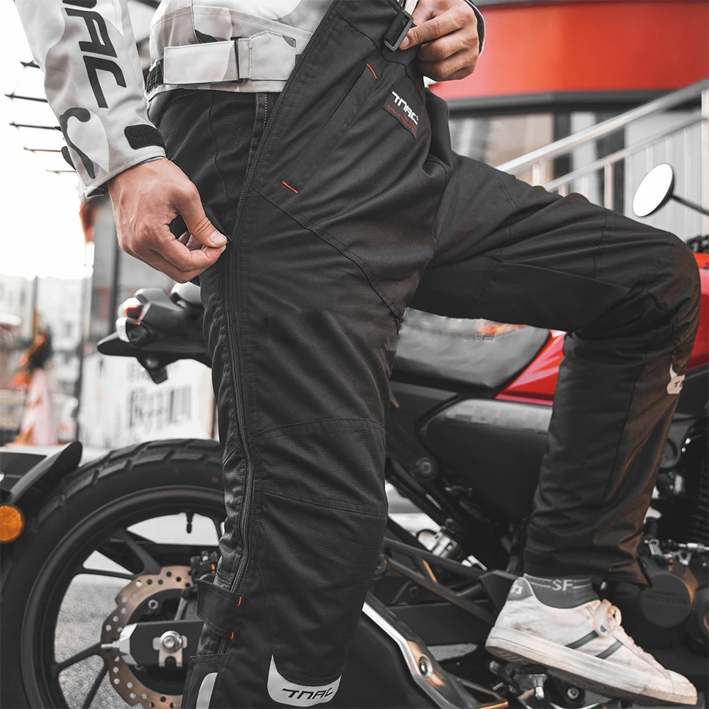 الرجال خلع السراويل السريعة دراجة نارية يندبروف السراويل دراجة نارية السراويل مقاوم للماء الدافئة المضادة للسقوط موتوكروس السراويل الإفراج السريع #3