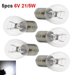 5PCS 6V 21/5W Tail Light Bulb Brake Stop Taillight Kit for Honda 1154 Moto Sport