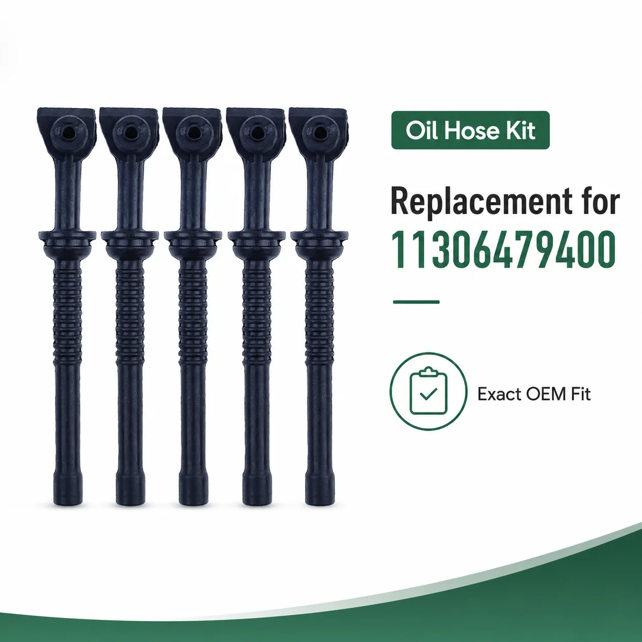 Oil Hose Kit 5 Pack for Stihl 017 018 MS170 MS180 Chainsaw Parts Replacement Oil Line OEM 11306479400 1130 647 9400 Accessories