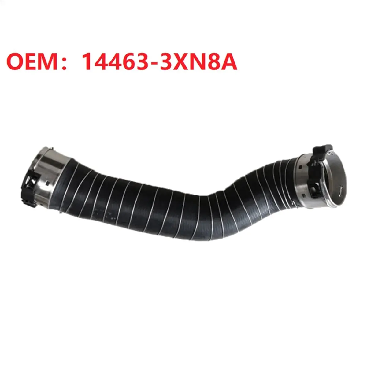 # Piezas y Accesorios Automotrices 81S, Manguera de Intercooler para Auto 144633XN8A para Nissan NV350 14463-3XN8A (Negra)